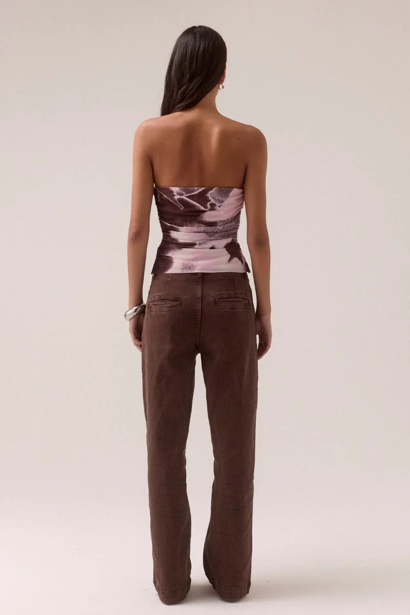 Afterlight Mesh Bodice - Raisin | Sovere