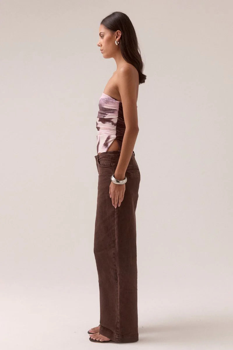 Afterlight Mesh Bodice - Raisin | Sovere