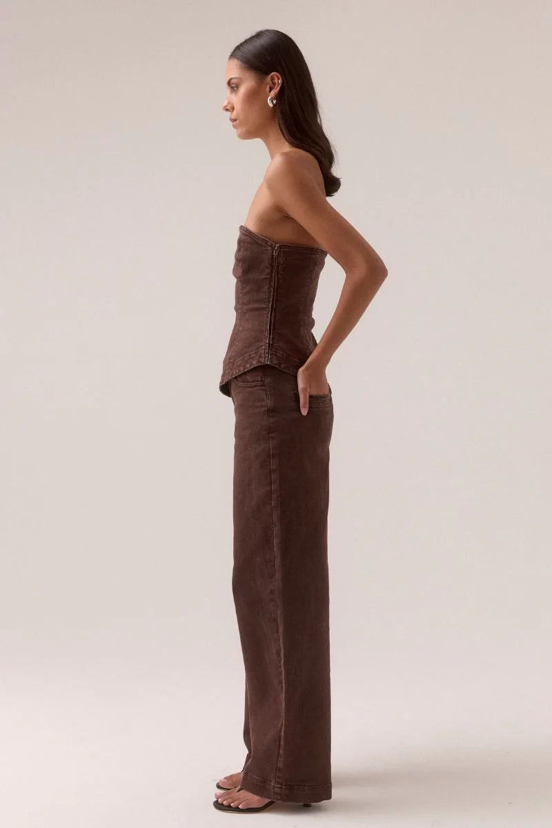 Zyra Bodice - Raisin | Sovere