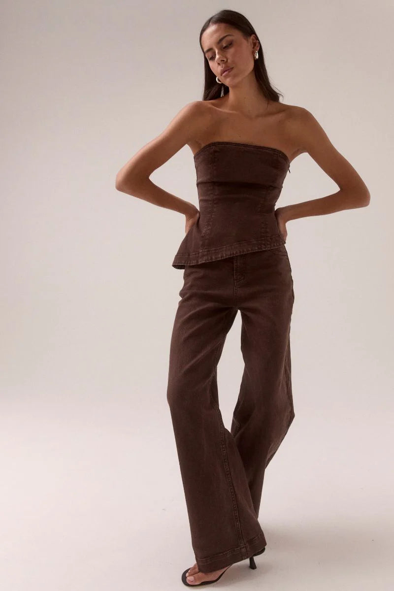 Zyra Bodice - Raisin | Sovere