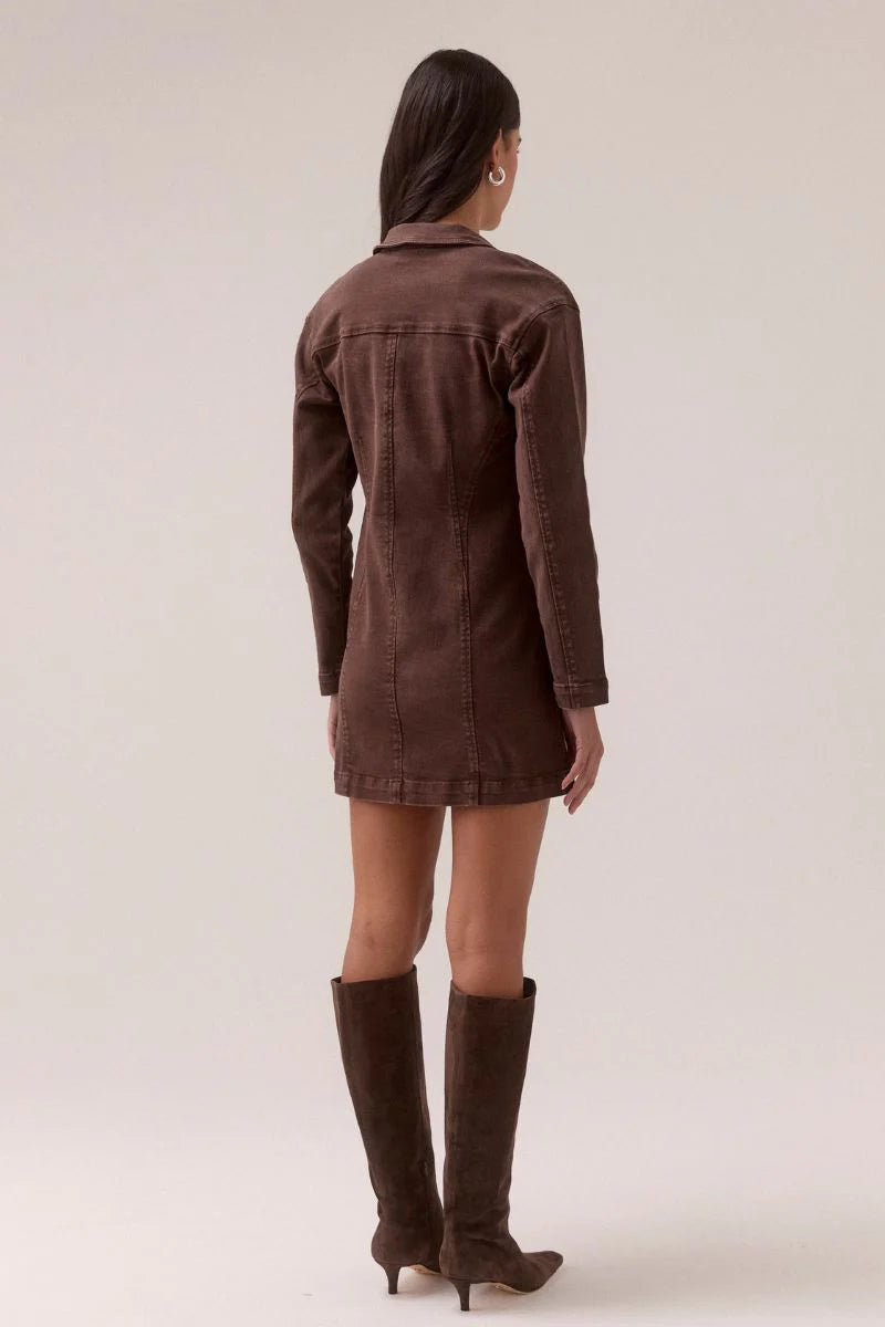 Zyra Dress - Raisin | Sovere