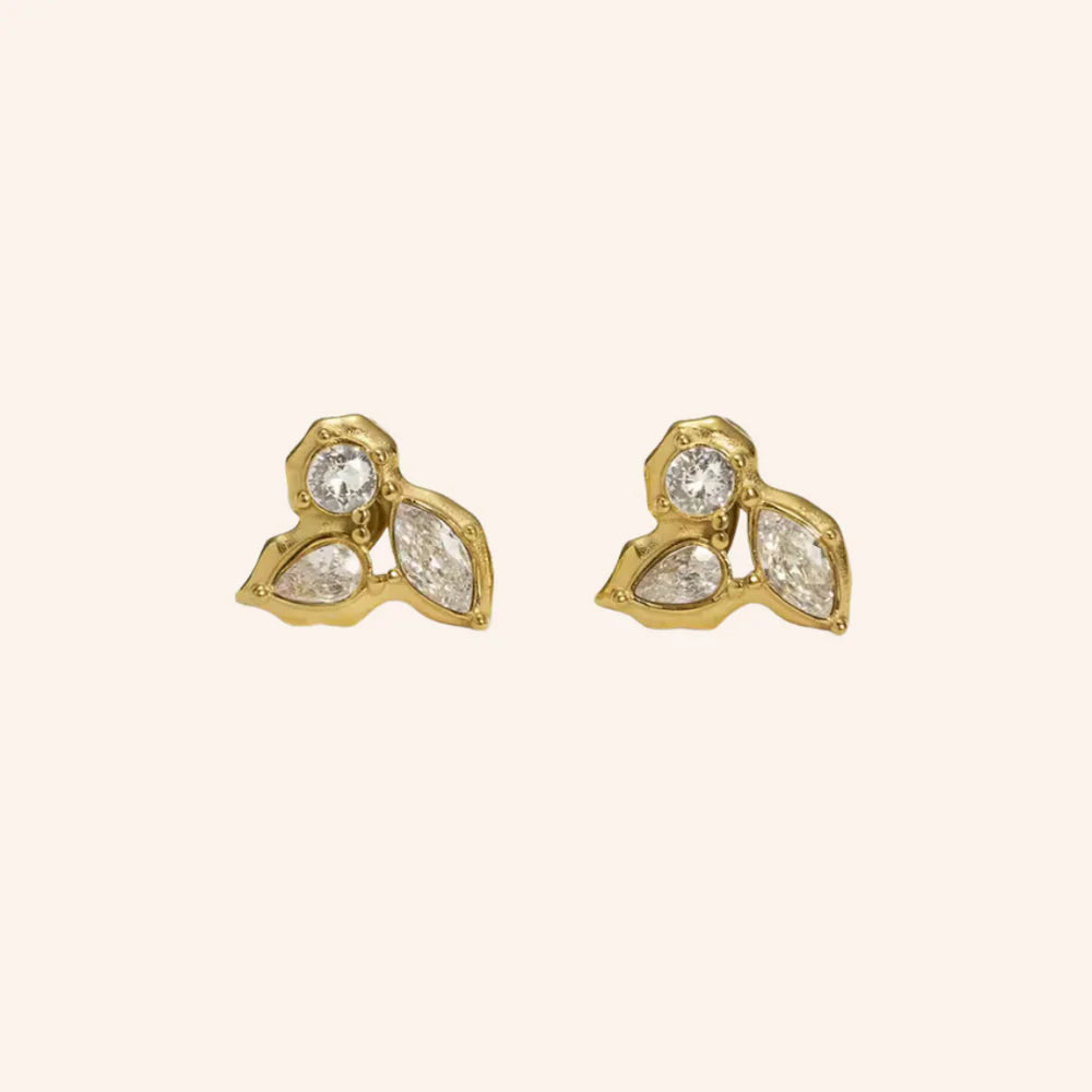 Sofia Earrings - 18K Gold Plated | We Are Emte