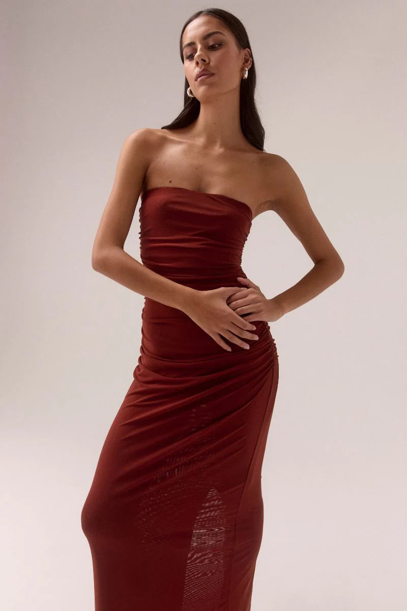 Myriad Bolero Dress - Cinnamon | Sovere