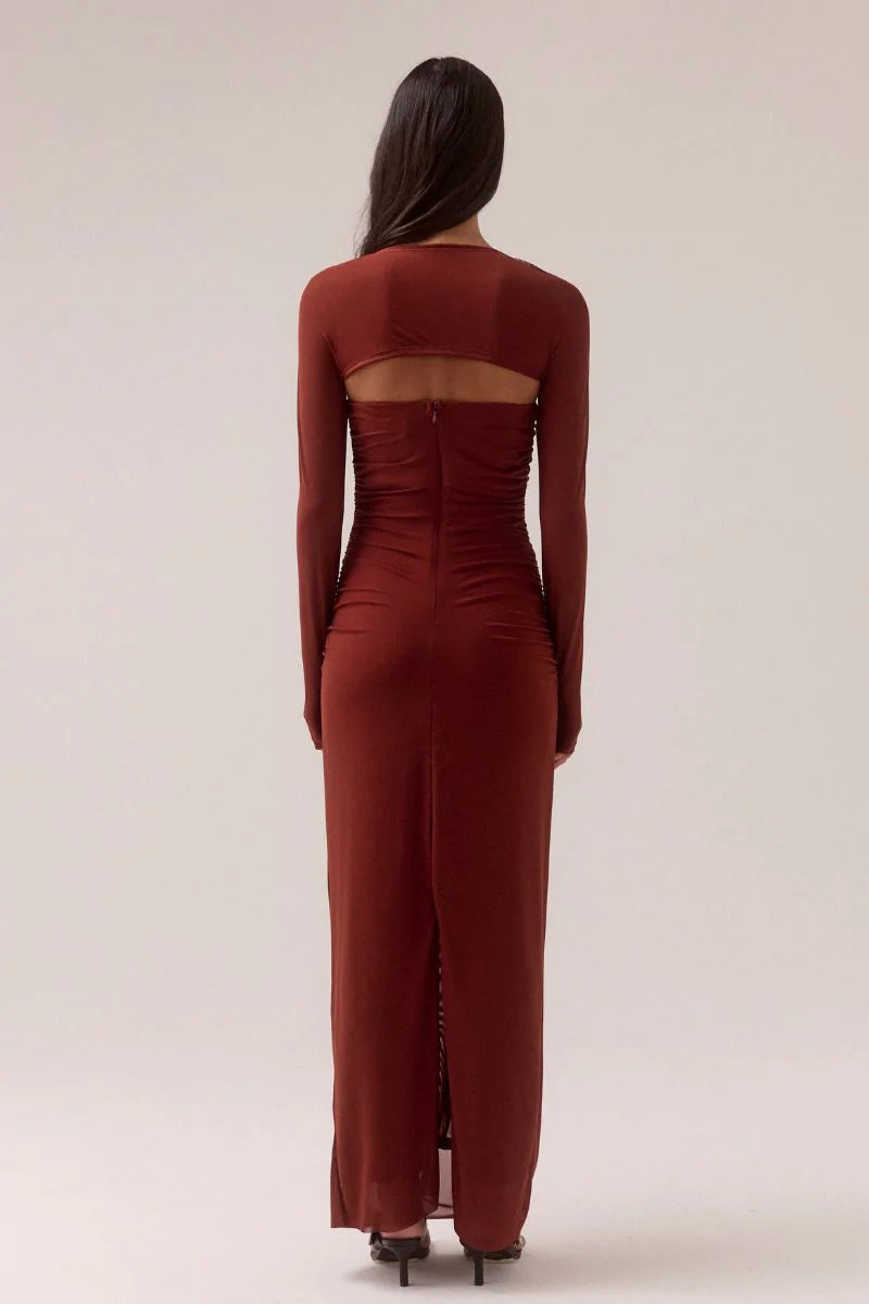 Myriad Bolero Dress - Cinnamon | Sovere