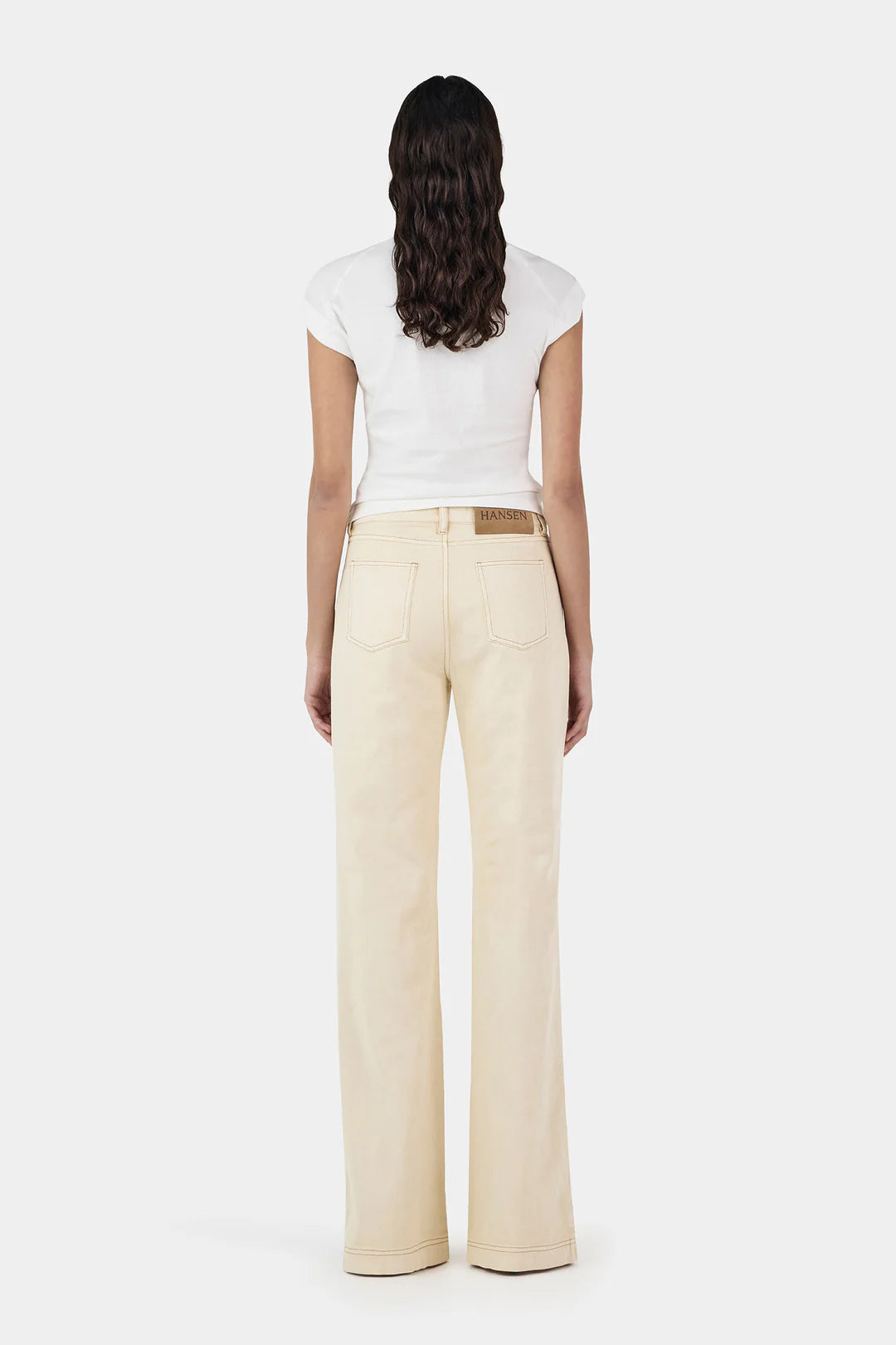 Gigi Baby Tee Ivory | Hansen & Gretel
