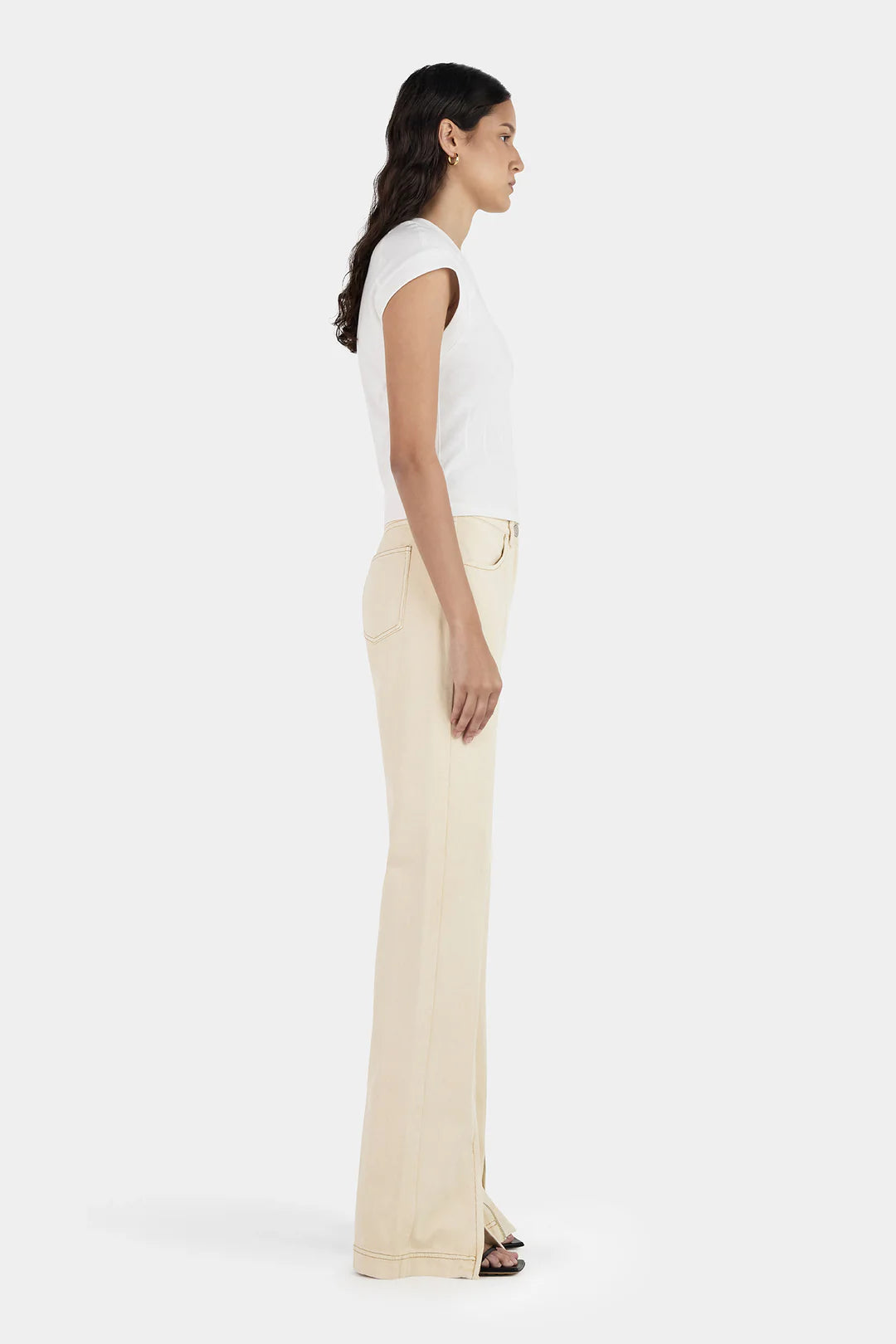 Gigi Baby Tee Ivory | Hansen & Gretel