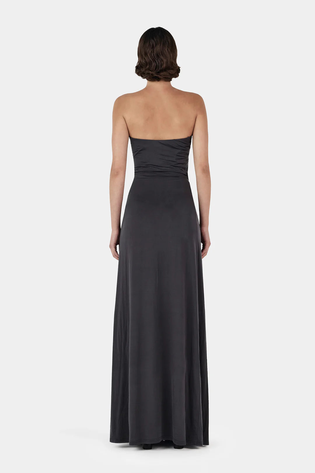 Lola Strapless Dress - Ink | Hansen & Gretel