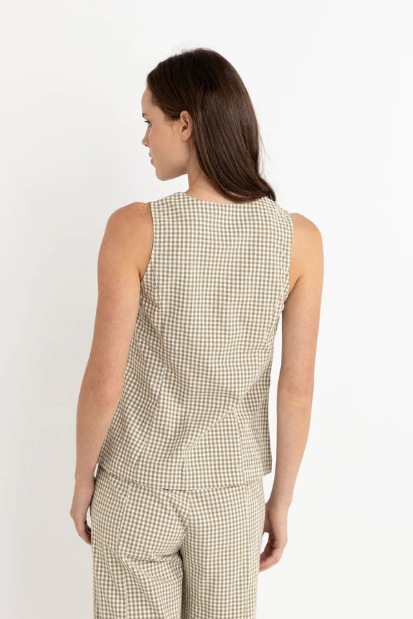 Lola Wrap Front Vest - Olive | Rhythm