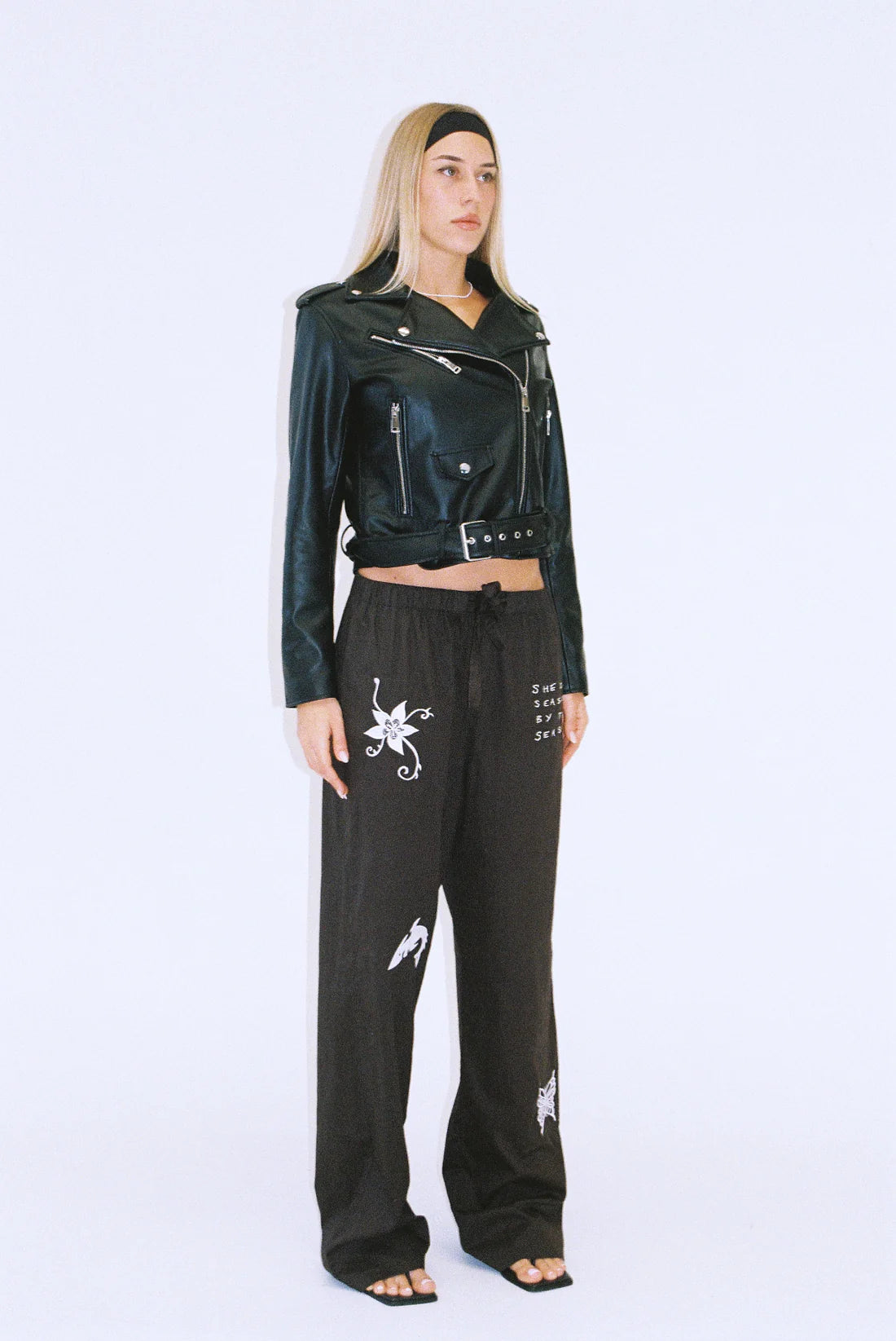 Tattoo Pants - Charcoal | Lottie Hall