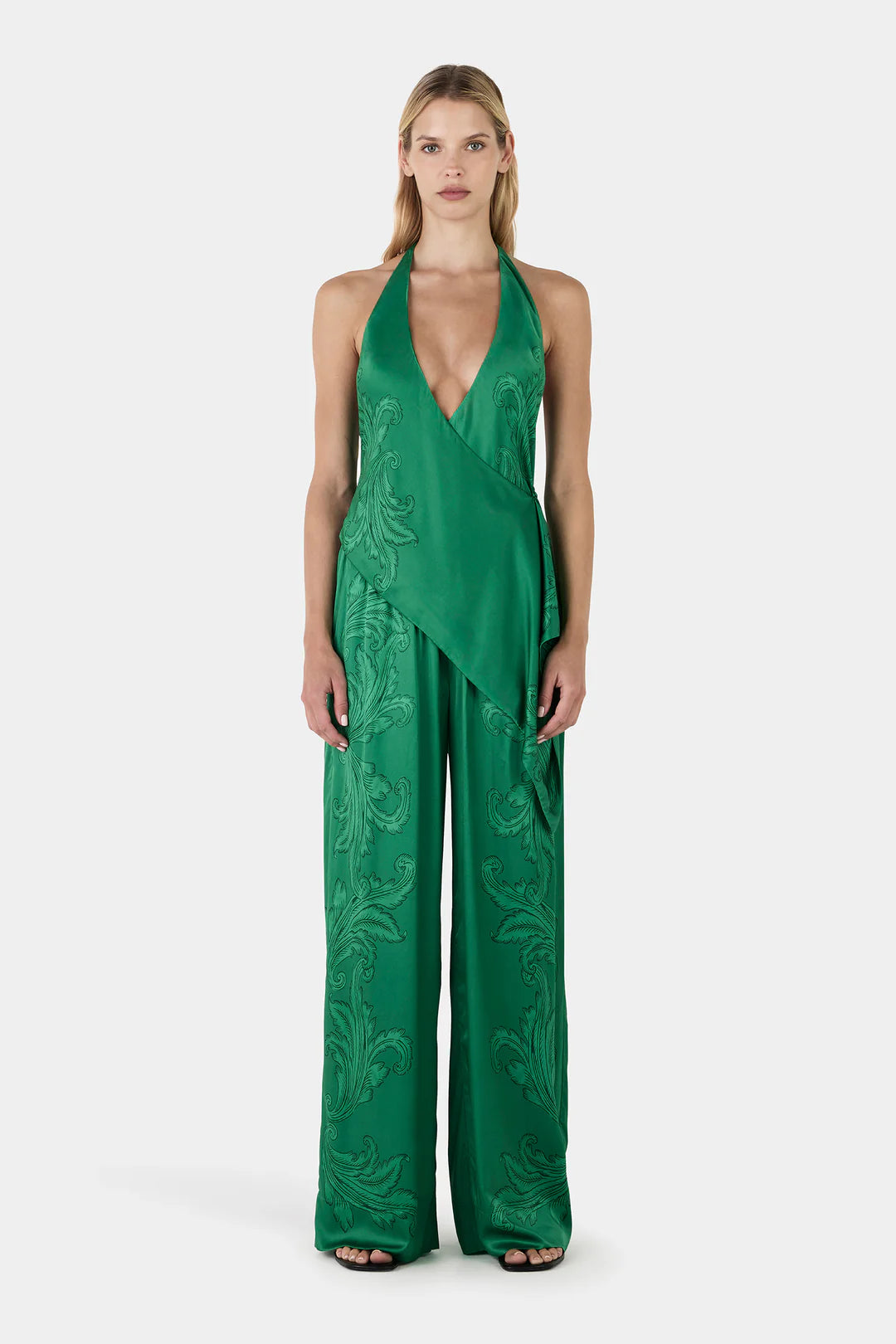 Aisling Halter Top Royal Paisley