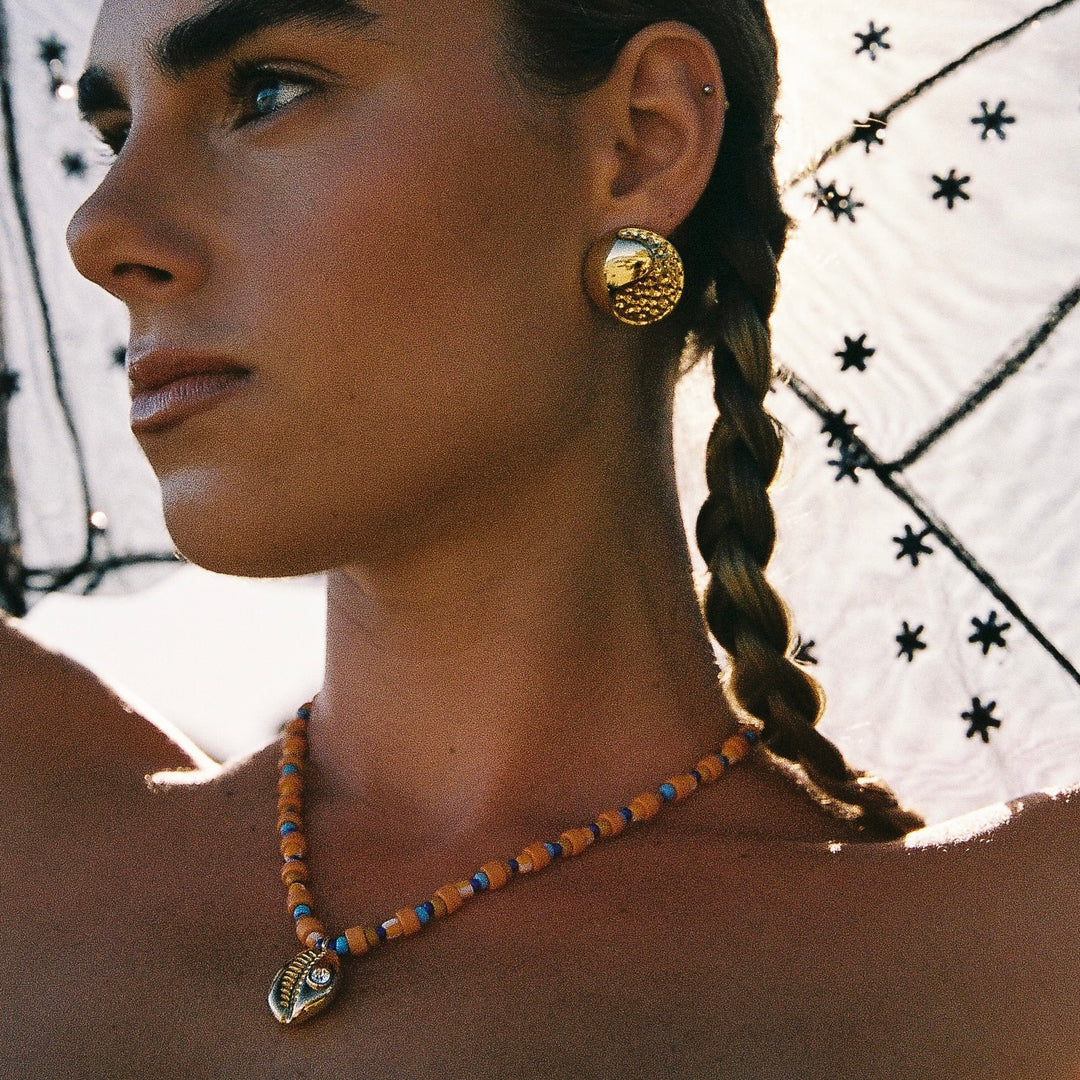 Lily Necklace Gold | Briwok