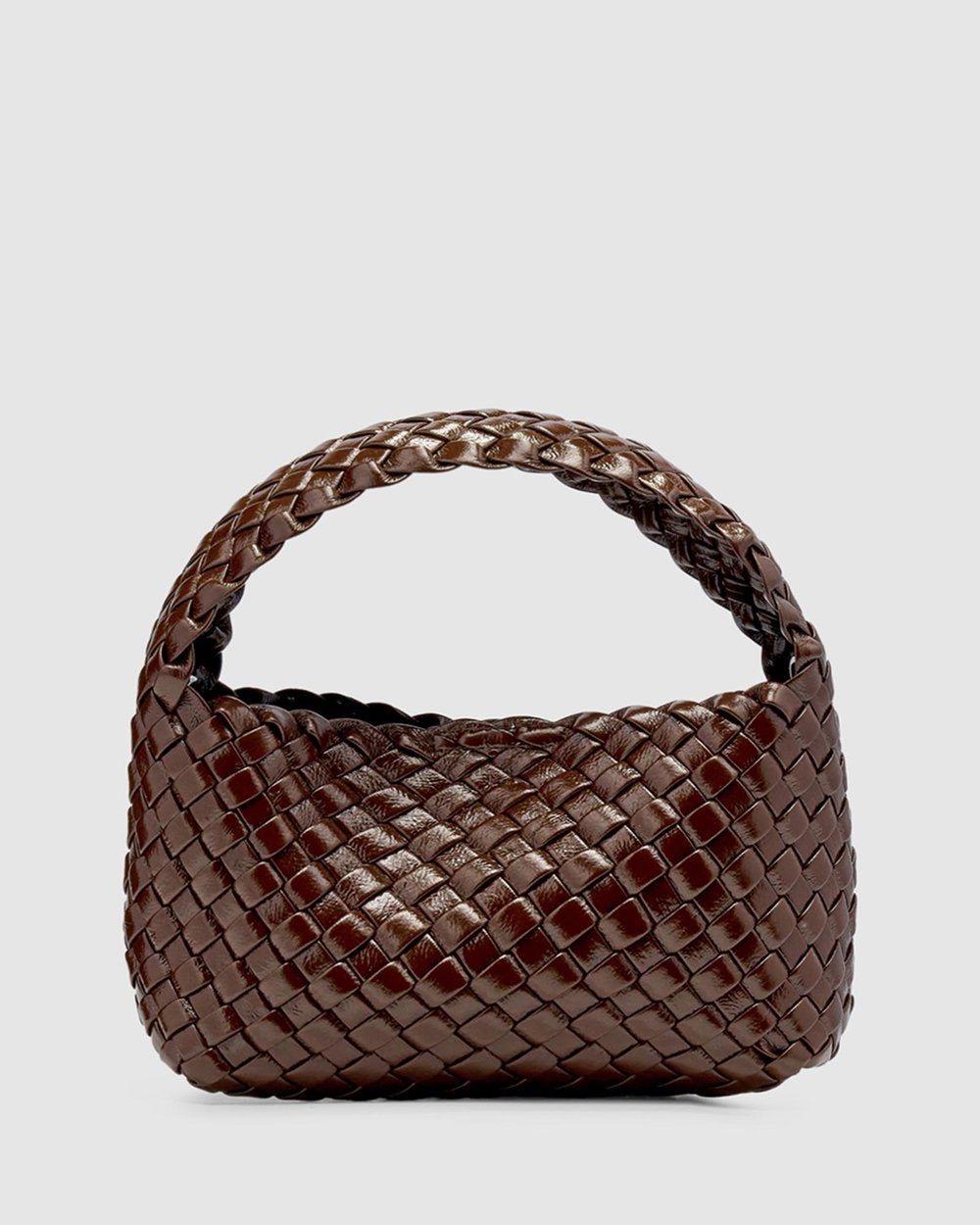 Luca Mini Chocolate Glossy Crinkle | Brie Leon