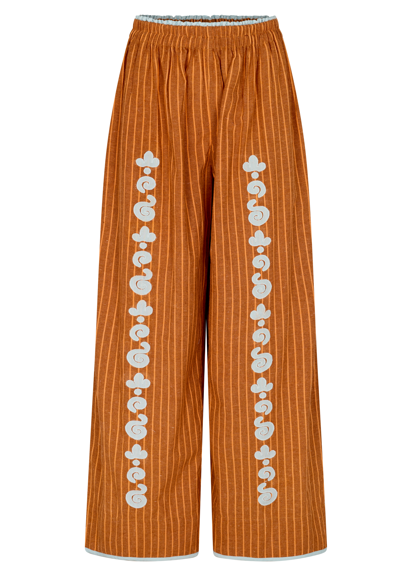 Bello Swirl Jessi Pant - Orange/Brown | Kinga Csilla