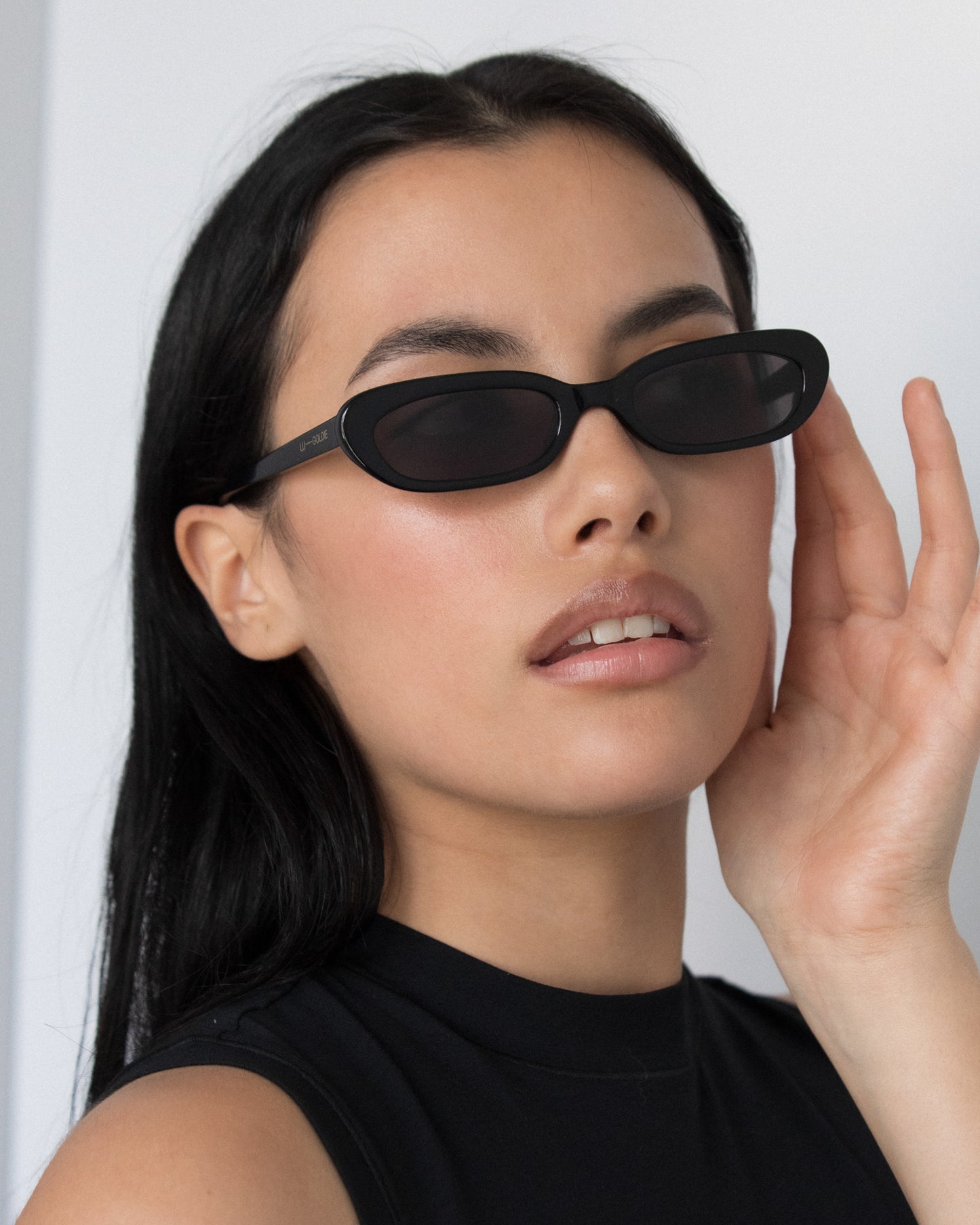 Lola Sunglasses Black | Lu Goldie