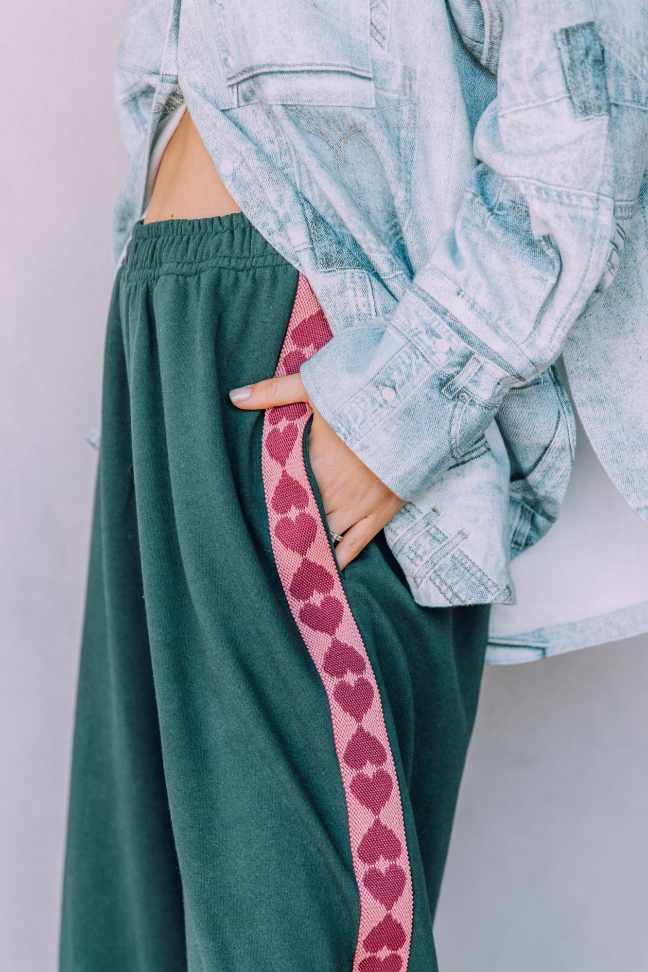 The Raving Heart Pants Green | Sabbi