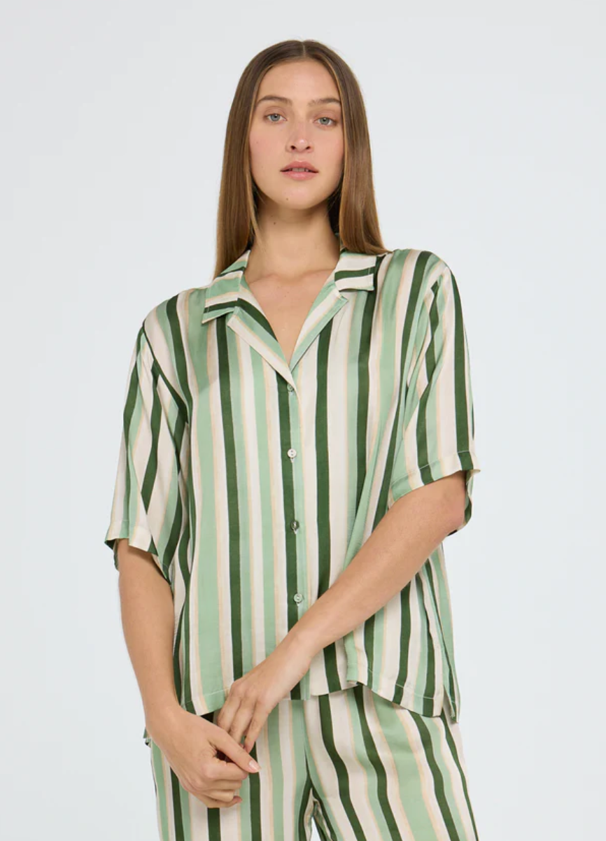 Angie Shirt Valencia Sage | Pippa Ridley