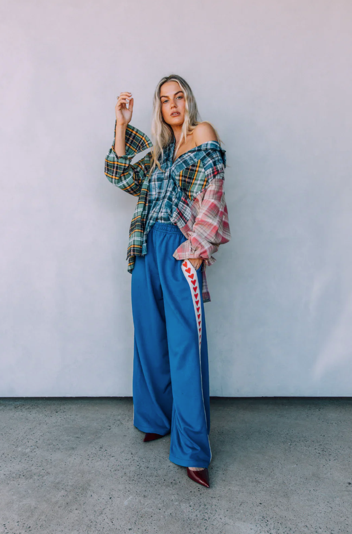 The Raving Hearts Pants Blue | Sabbi The Store