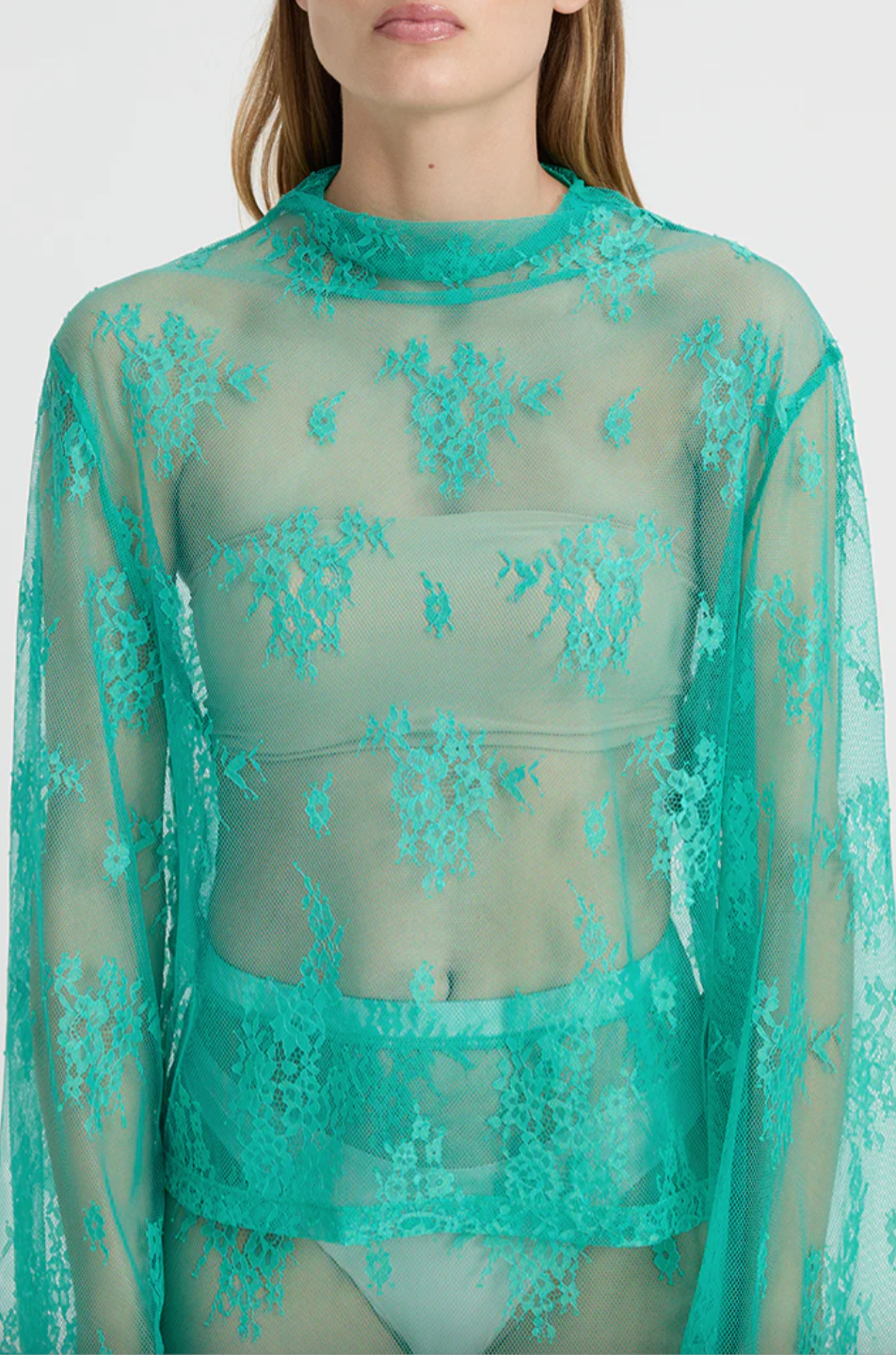 Paloma Top Turquoise | Blanca