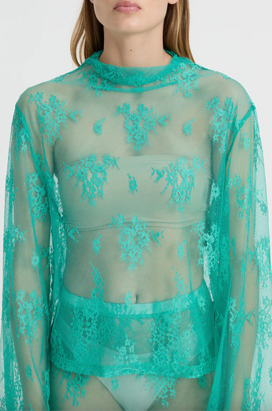 Paloma Top Turquoise | Blanca