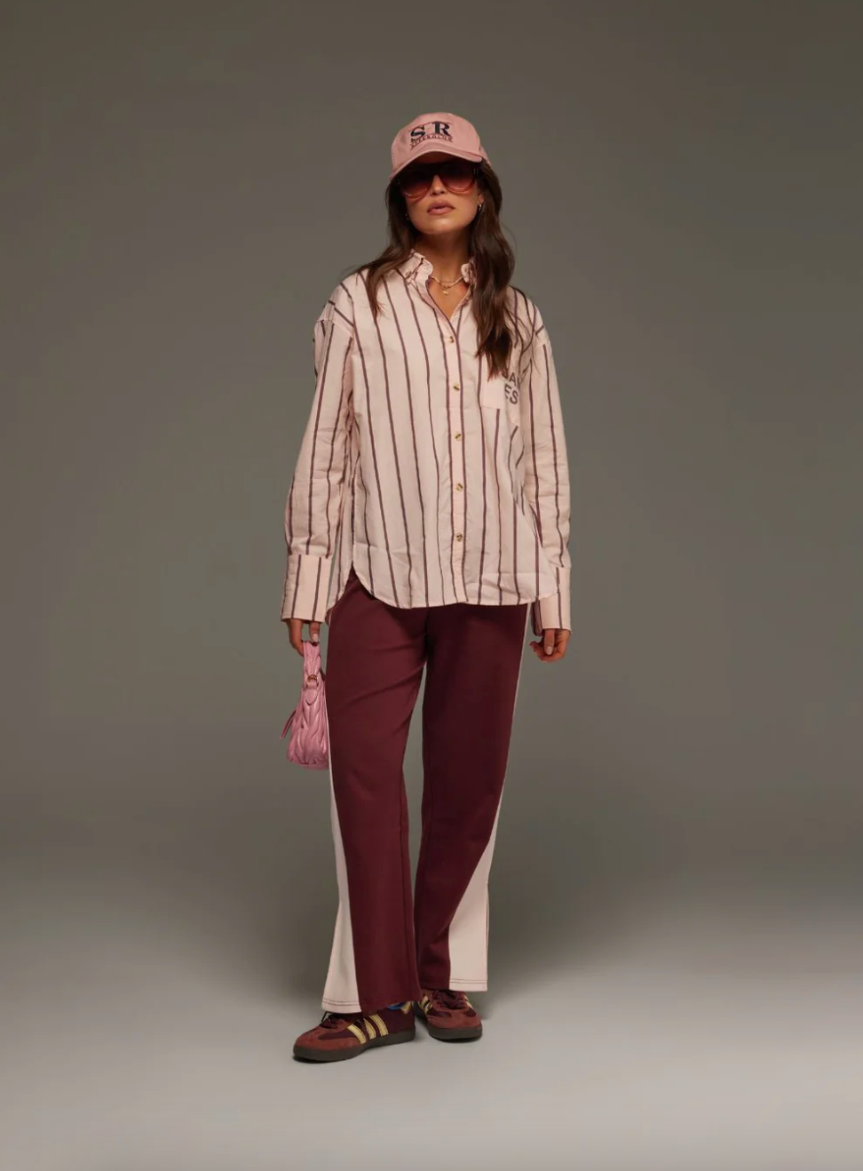 Saint Germain Knit Pant Red Wine | Araminta James