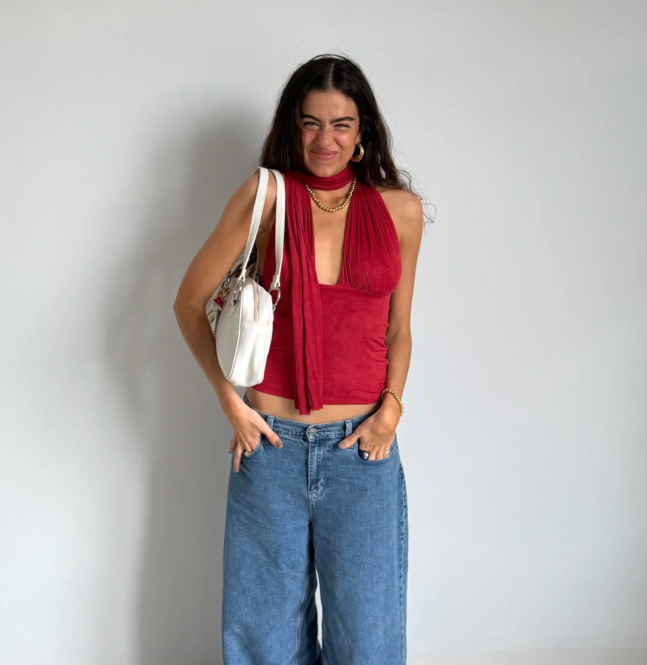 Isabella Top - Red | Susmie’s Collection