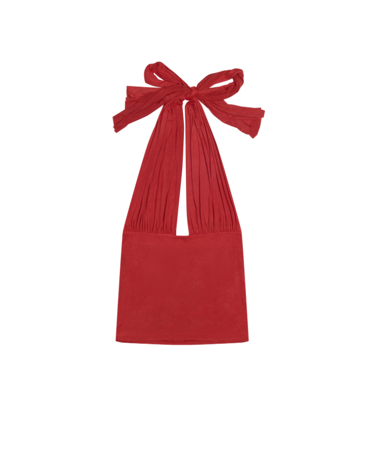 Isabella Top - Red | Susmie’s Collection