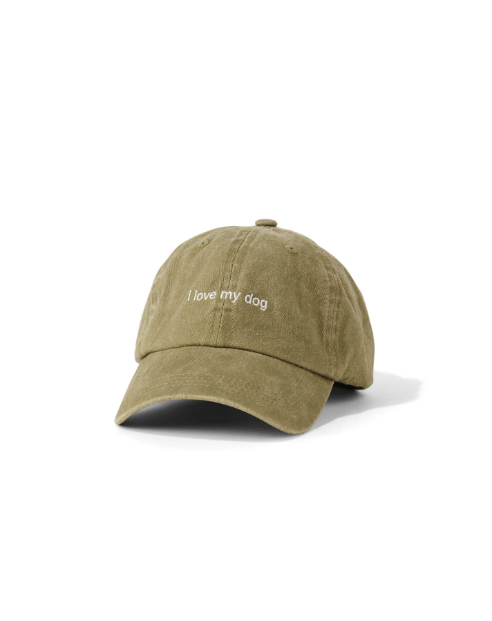I love my dog Green - i love hats