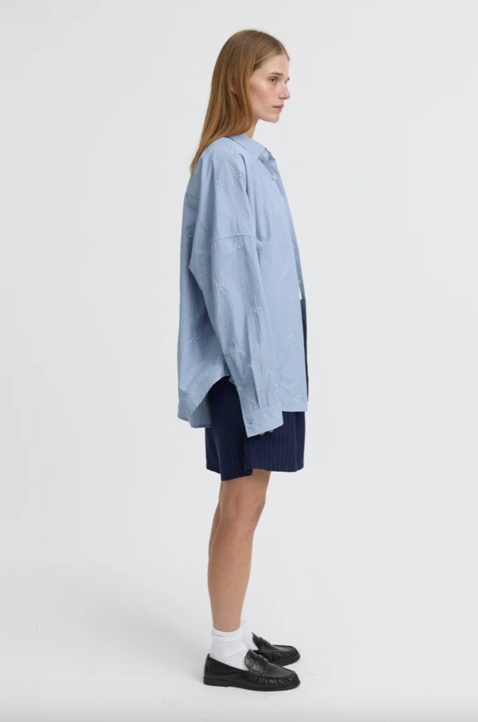 Juna Shirt Blue | Blanca