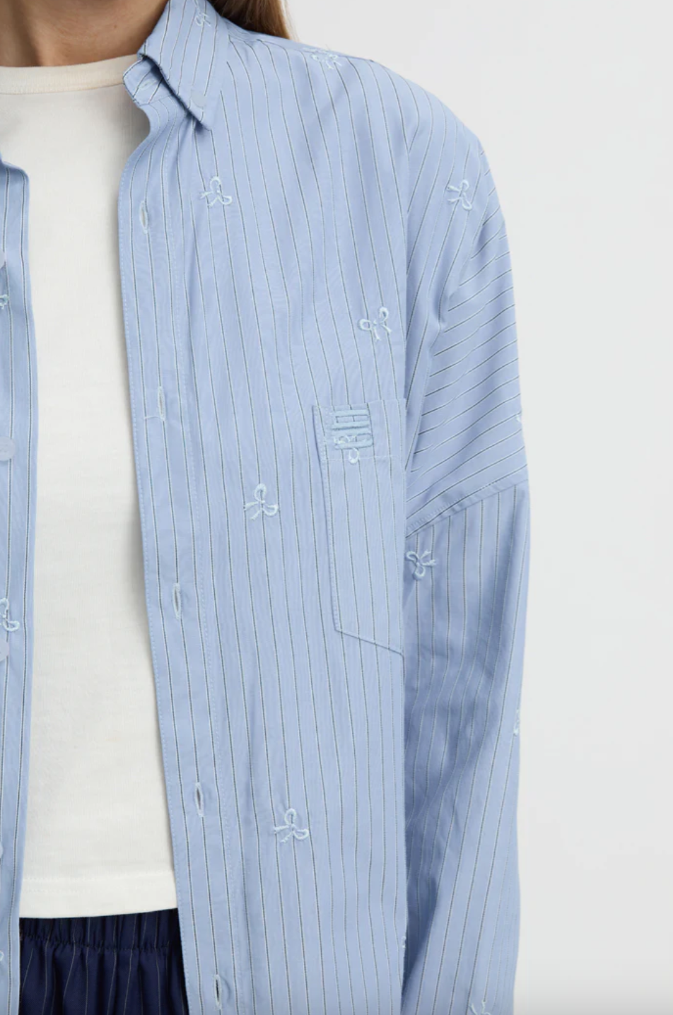 Juna Shirt Blue | Blanca