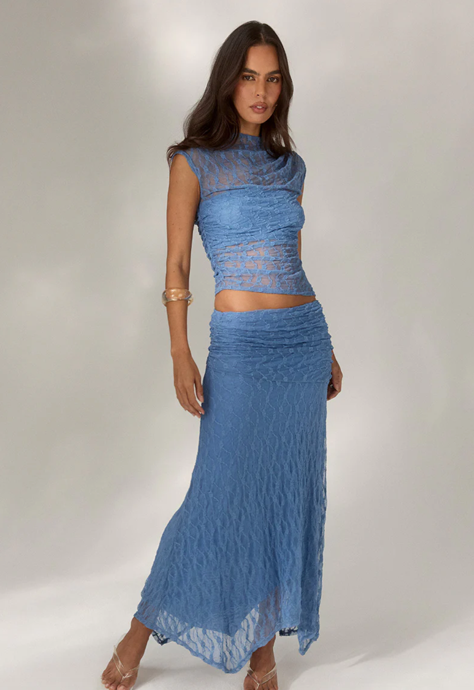Lowri Top Slate Blue | Sovere