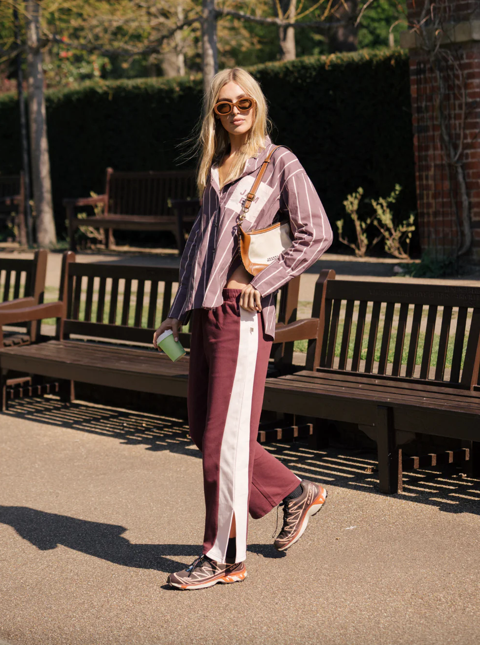 Saint Germain Knit Pant Red Wine | Araminta James