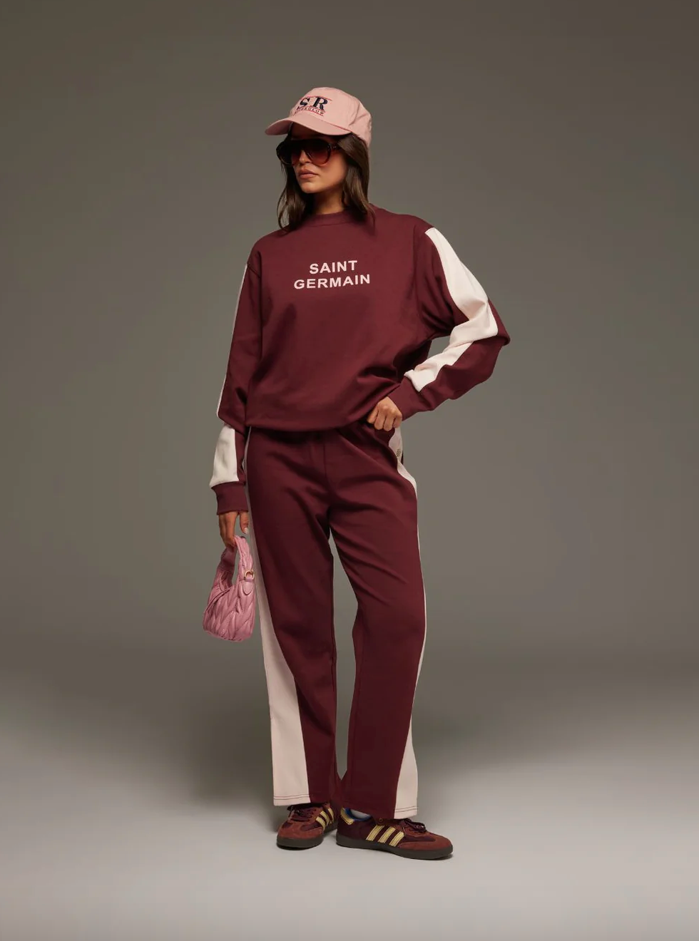 Saint Germain Knit Pant Red Wine | Araminta James