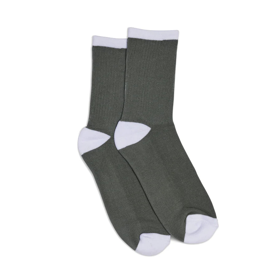 Socks 2 Pack Matcha Stripes | Hommey