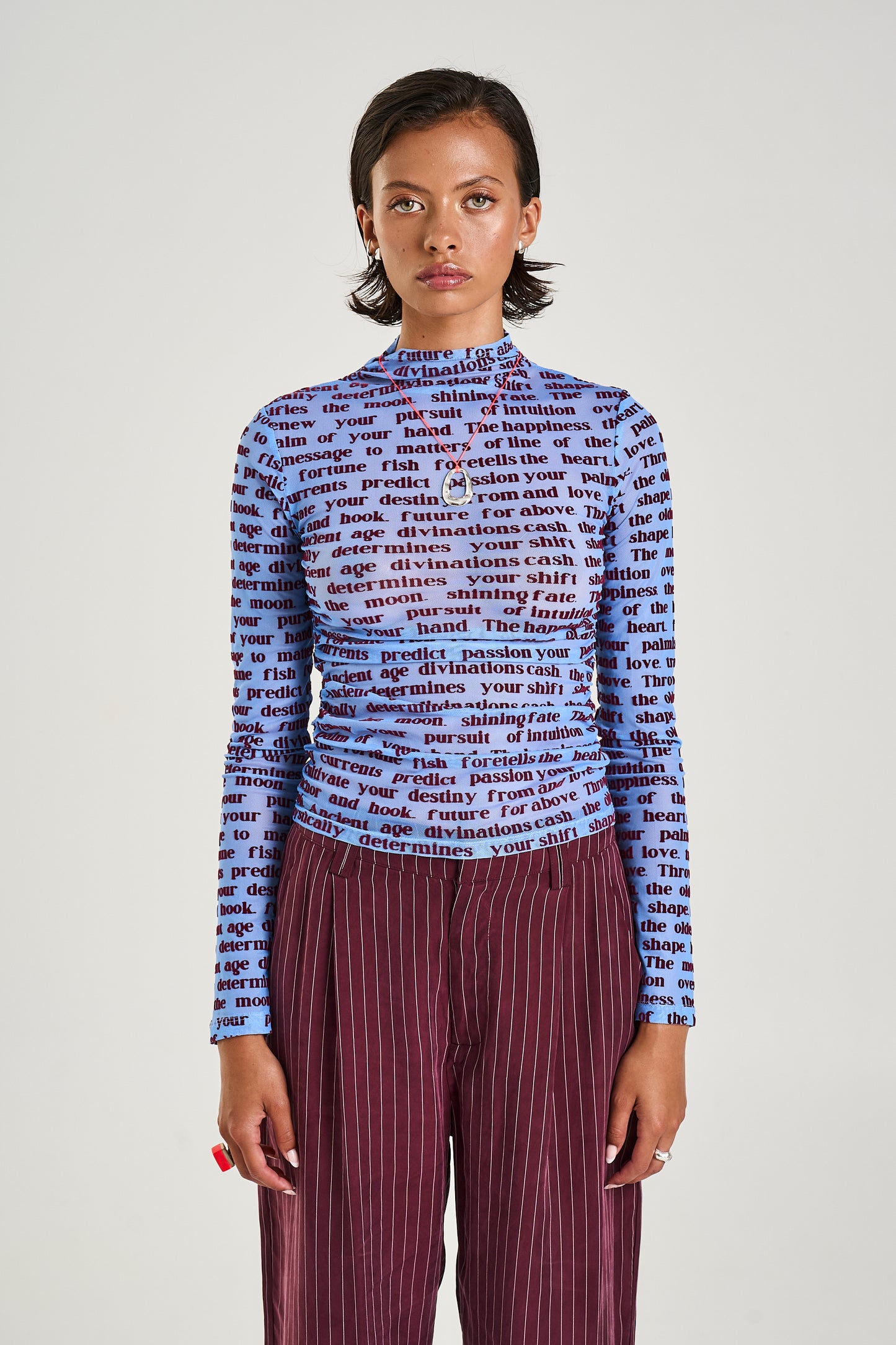 Fortune Teller LS Ruched Top | Summi Summi