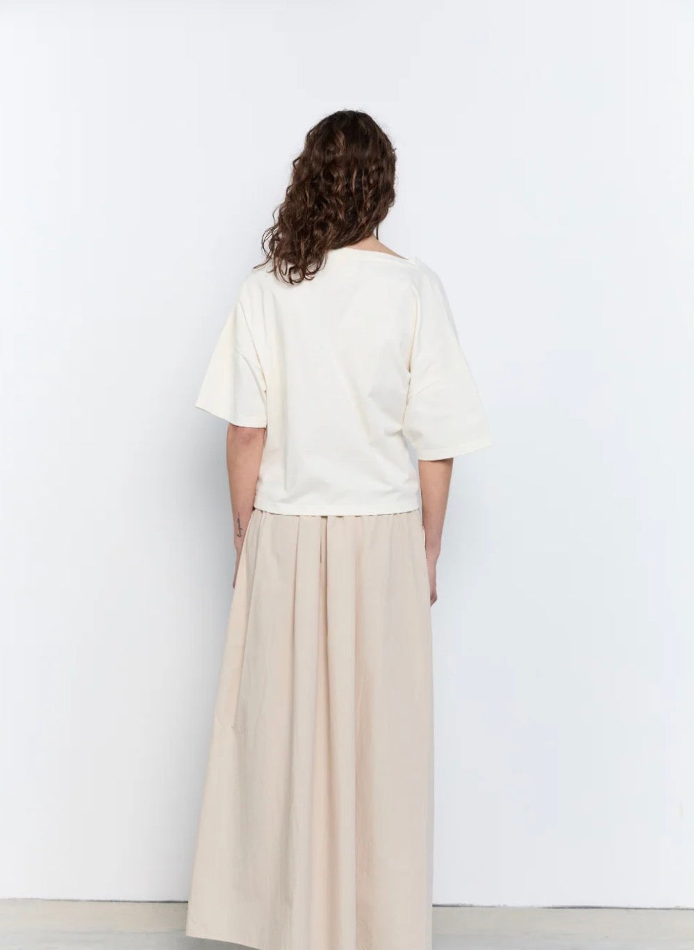 Side Tie Skirt Birch | Pinky & Kamal