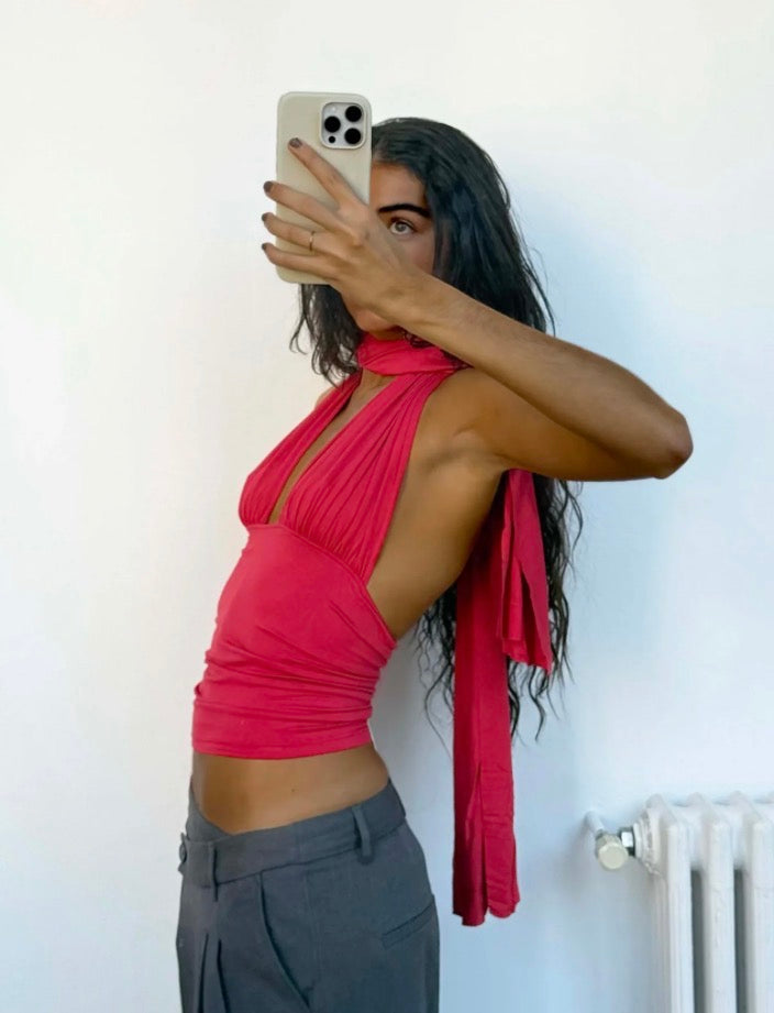 Isabela Red Top | Susmie’s