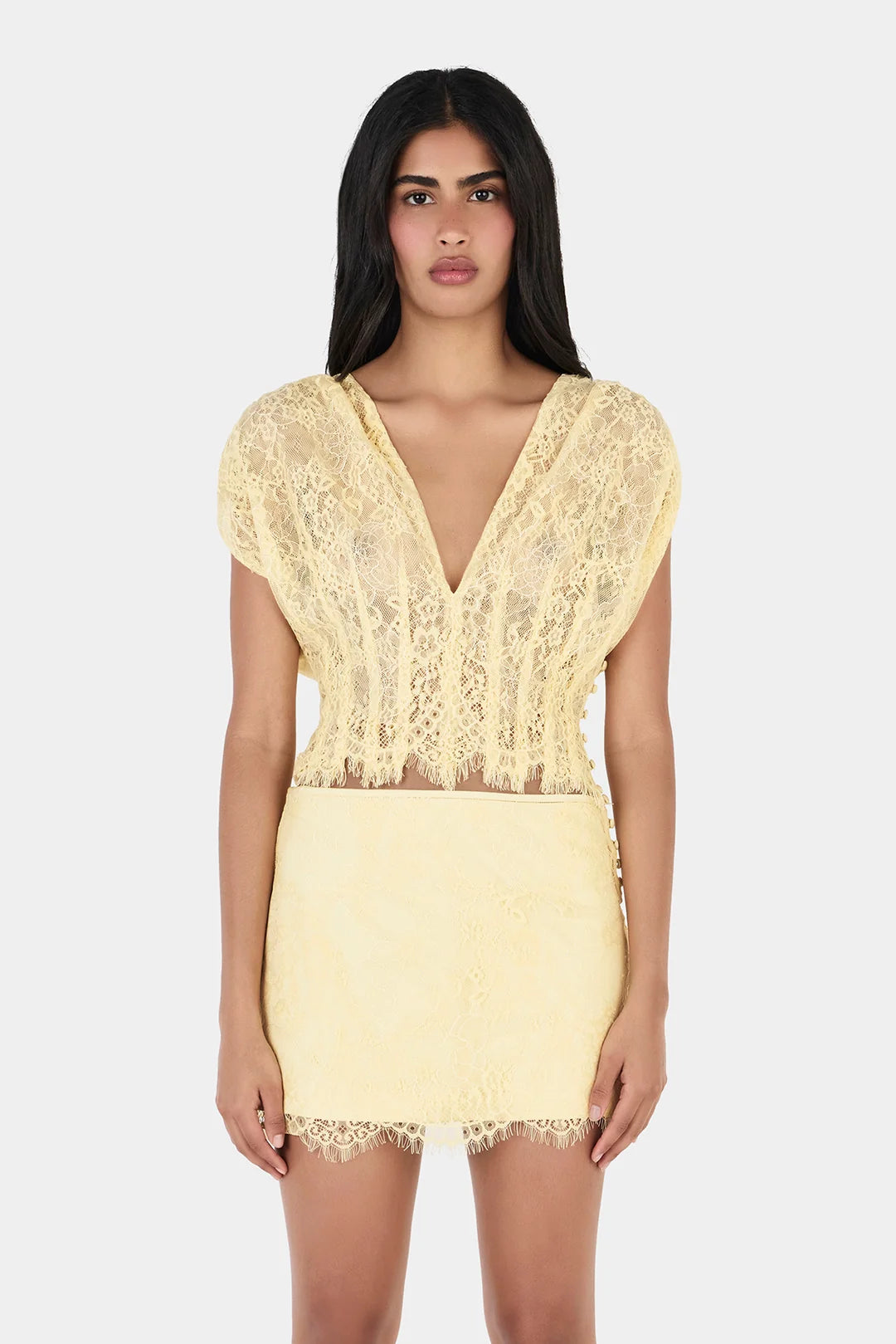 Ruby Lace Top Butter | Hansen & Gretel