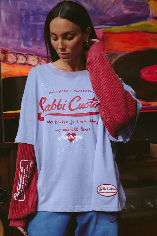 The LS Sabbi Custom Tee - Lilac | Sabbi