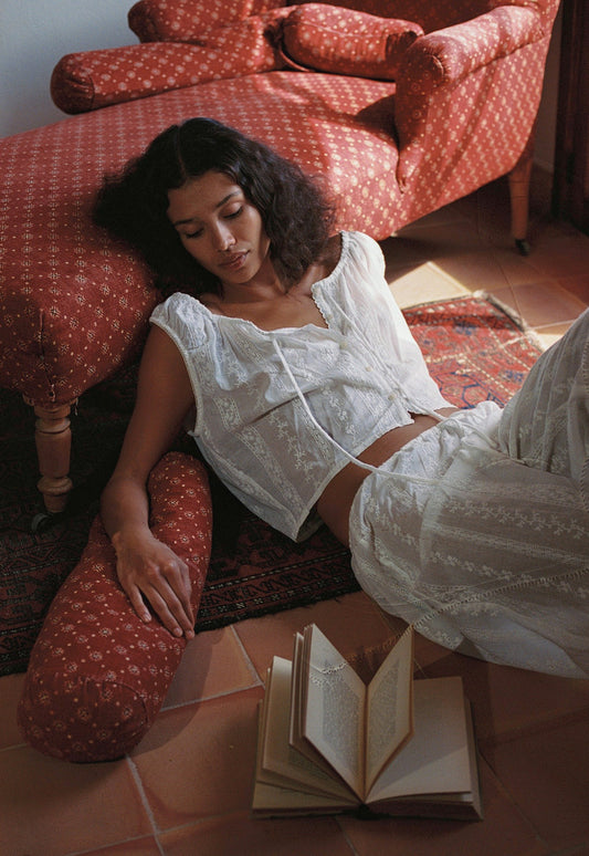 Maeve Top - Blanc | Juni
