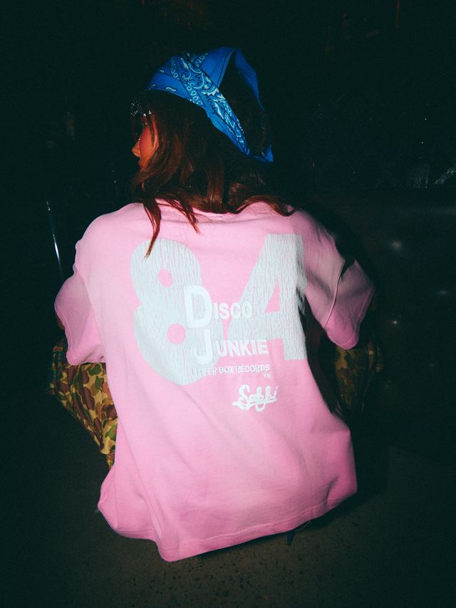 DJ Cat Tee - Pink | Sabbi