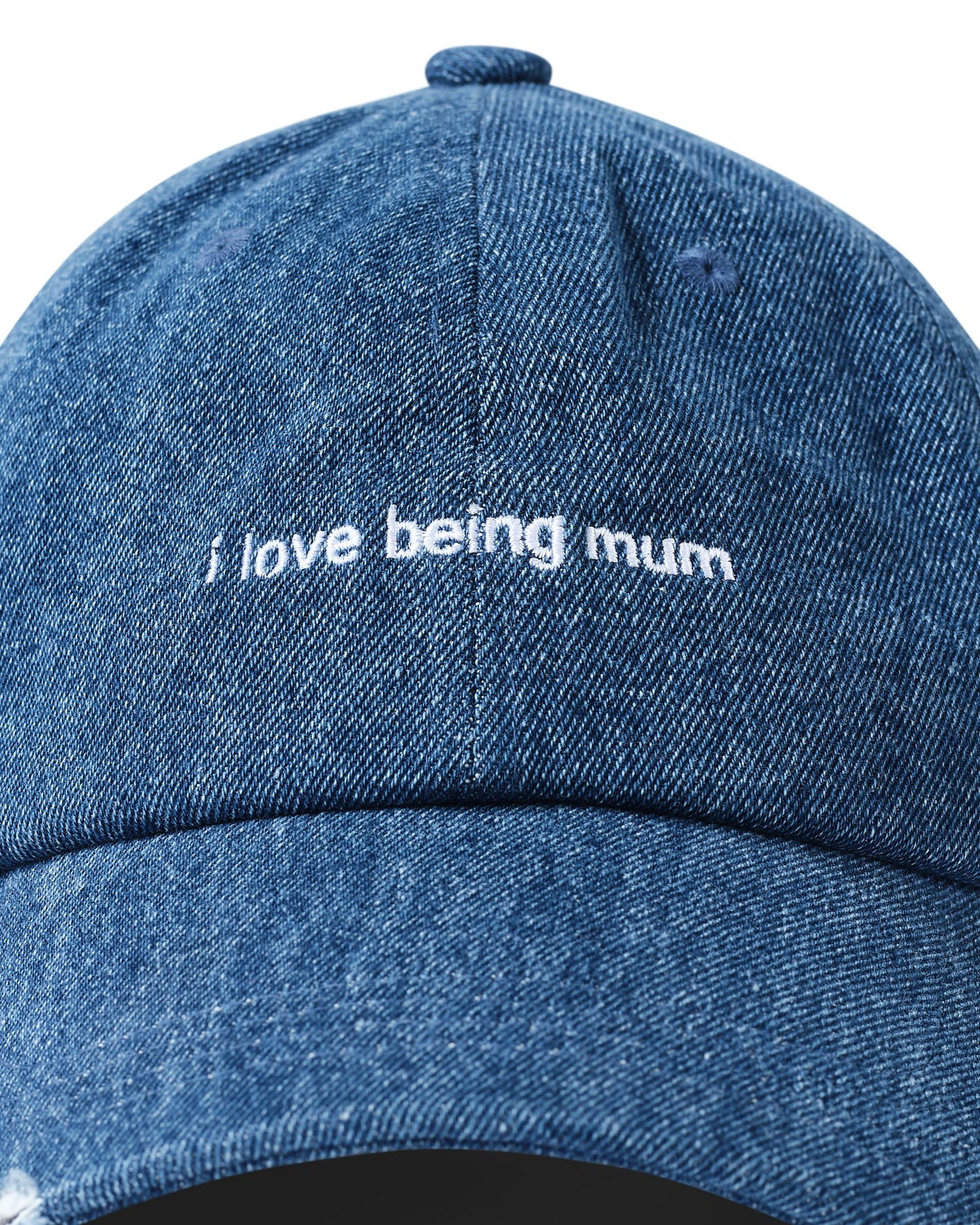I Love Being Mum - Deep Jean Hat | i love hats