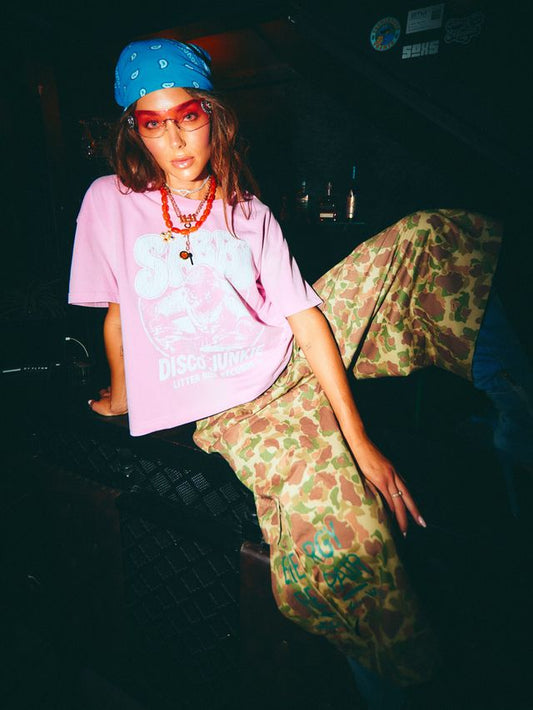 DJ Cat Tee - Pink | Sabbi