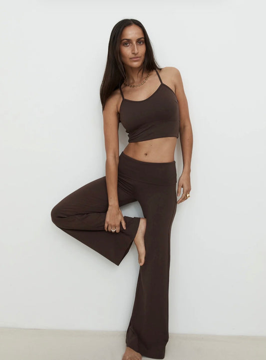 Full Length Yin Flare Dark Brown| Pinky & Kamal