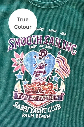 Smooth Sailing Tank - Green | Sabbi