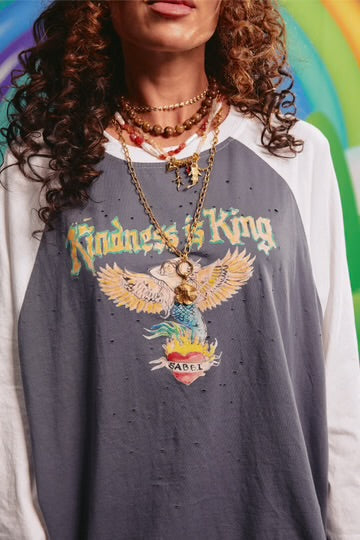 The Raglan Kindness is King Tee | Sabbi
