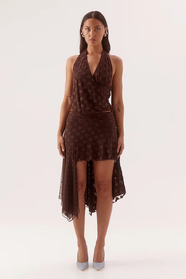 Blyth Skirt - Chocolate | Sovere