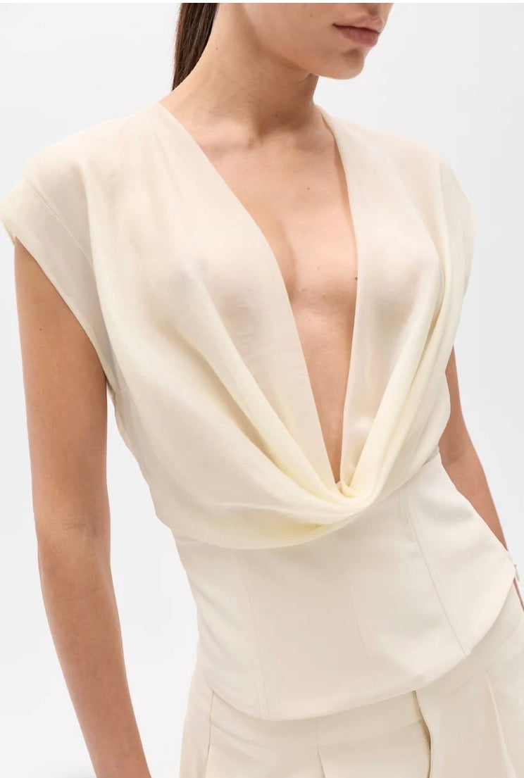Tessie Top - Ivory | Bayse