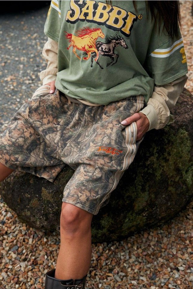 The Desert Camo Jort Shorts | Sabbi