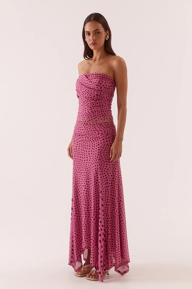 Zuri Strapless Top - Mauve | Sovere