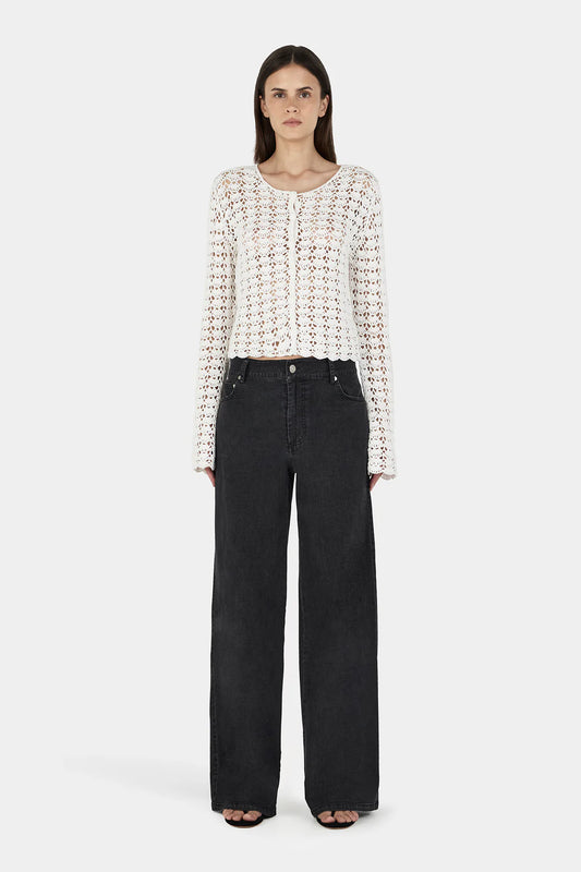 Monfries Chambray Pants - Charcoal | Hansen & Gretel